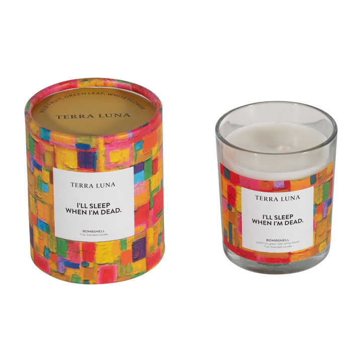 Sleep When Dead Boxed Candle