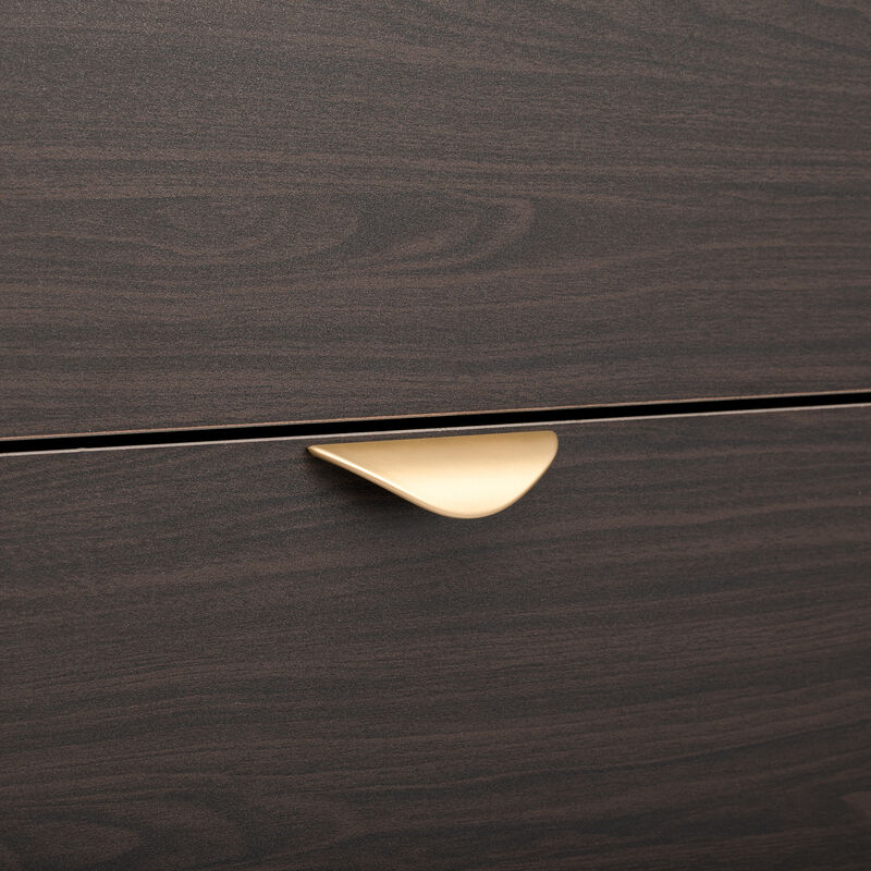 Merax Featured Two-Door Buffet Cabinet with Metal Handles
