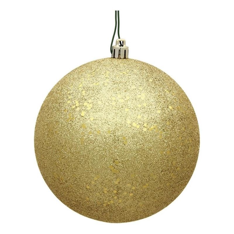 Vickerman Gold Sequin Ball Drilled Cap - image number 3