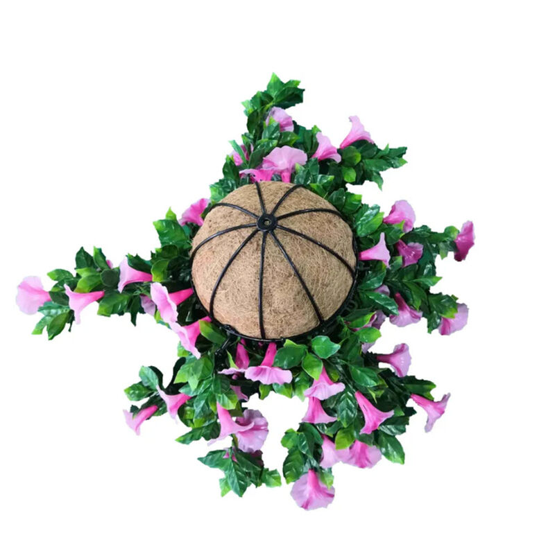 Artificial Petunia Hanging Basket UV Resistant (Outdoor Proof) image number 3