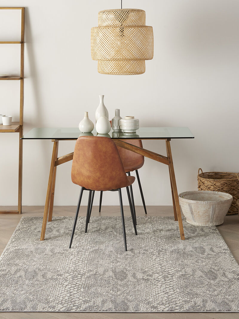 Solace SLA06 Ivory/Gray 5'3" x 7'3" Rug