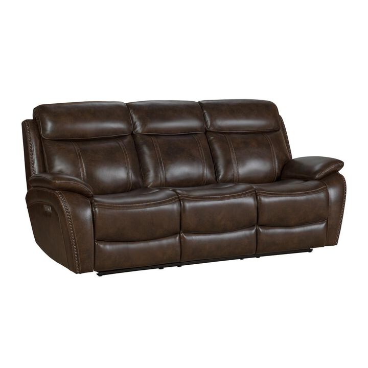 Barcalounger 39PHL-3703 Sandover Power Reclining Sofa, Chocolate