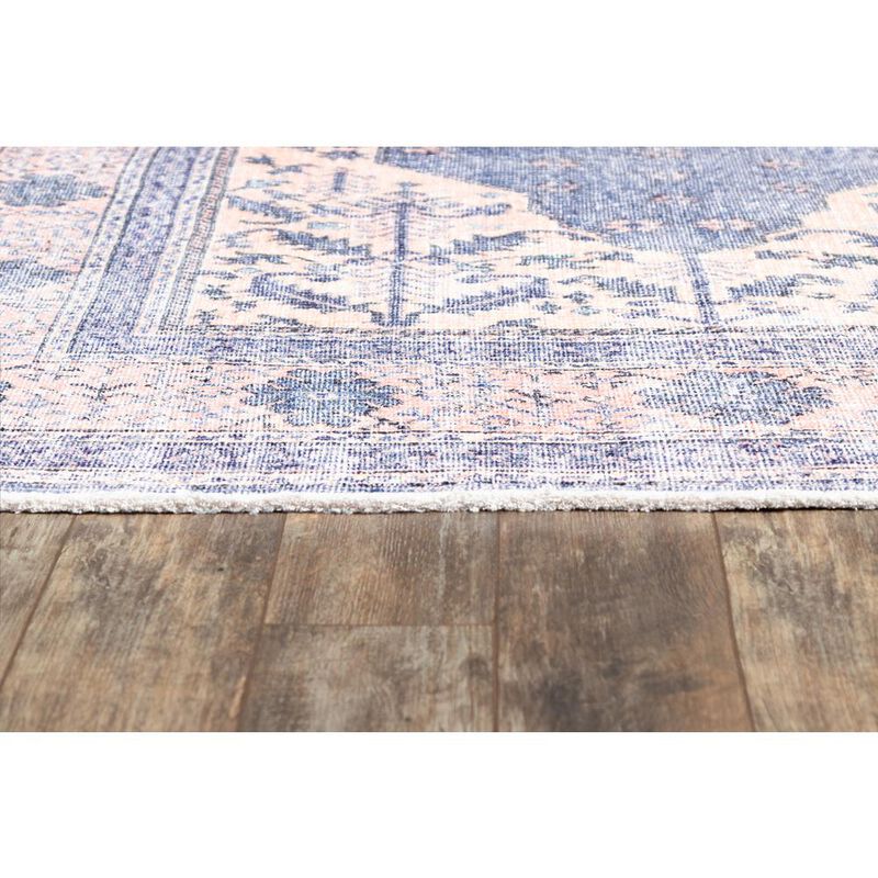 Momeni Traditional Runner Area Rug, Denim, 2'6 X 10' Runner