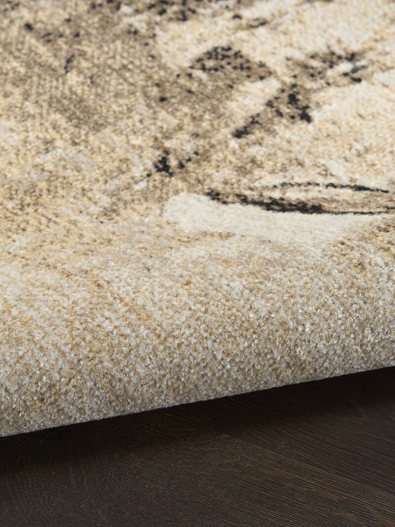 Washable Decor WSD09 Mocha 9' x 12' Rug