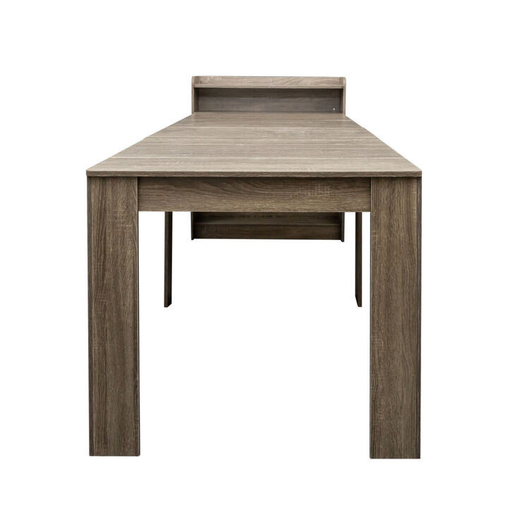 Modern Extendable Dining Table with Storage