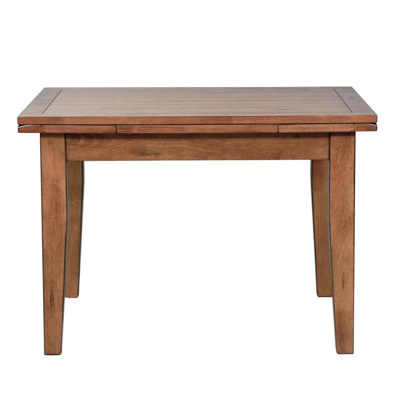 Liberty Furniture Treasures Retractable Leg Table - Oak in Rustic Oak image number 2