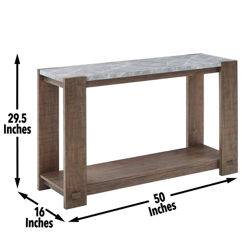 Libby Sintered Stone Sofa Table