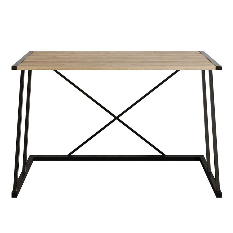 Decorotika Anemon Computer Desk - Black&Walnut