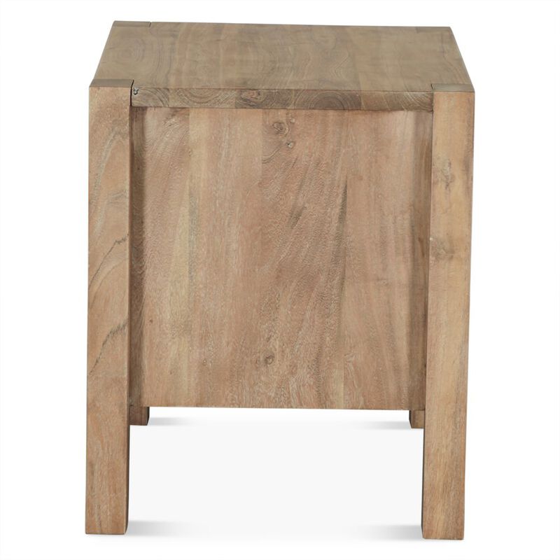 World Interiors Mesa 32" Nightstand in Brushed Acacia image number 5