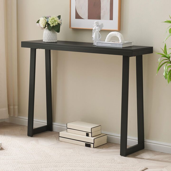 Kings Brand Furniture Claude Narrow Console Table Perfect for Sofa Table, Entryway Table