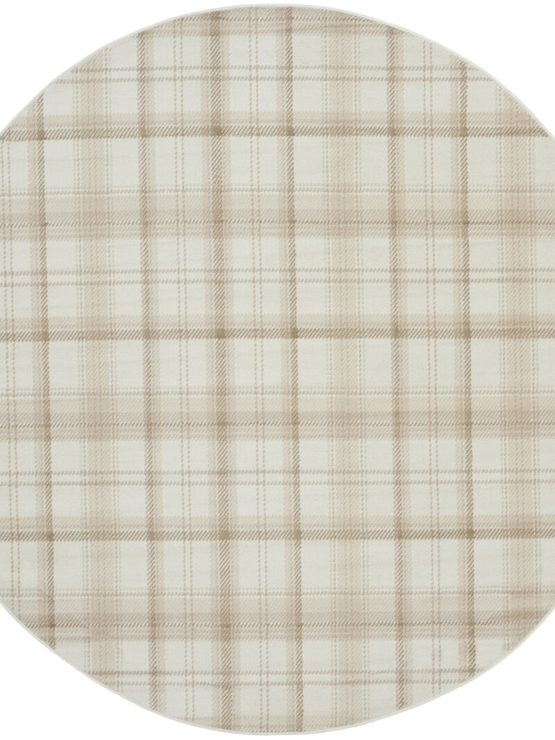 Grafix GRF03 Ivory/Beige 8'6" x 12' Rug