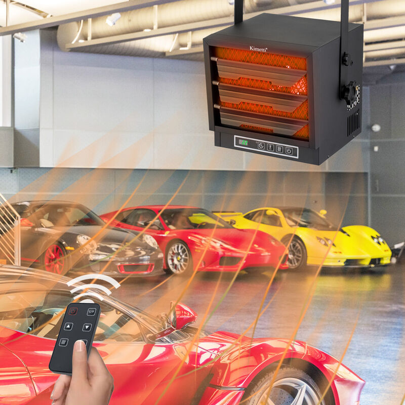 Mondawe 4800W Garage Heater,Equipped With Adjustable Thermostat,Can Ceiling-Mounted Garage Heater