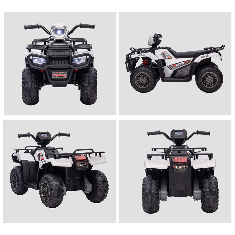 BreeBe 12V Electric Toy Car with Forward Backward Function, Music, LED Headlights image number 7