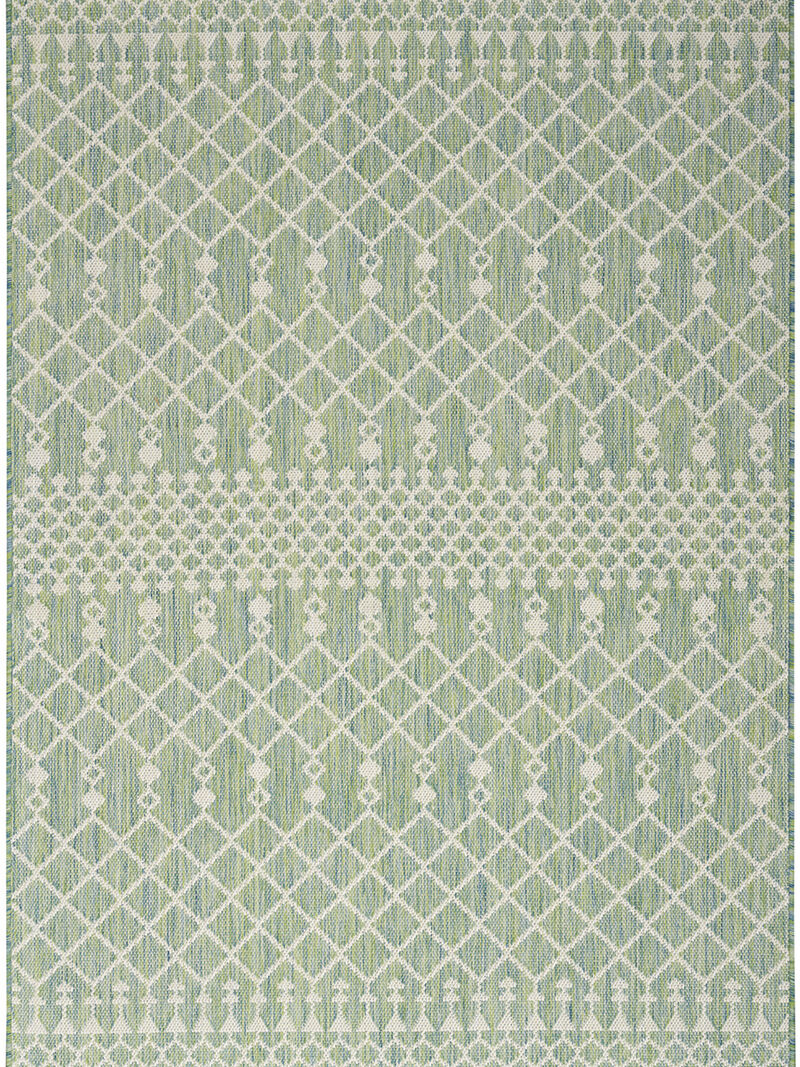 Positano POS02 Blue/Green 6' x 9' Rug