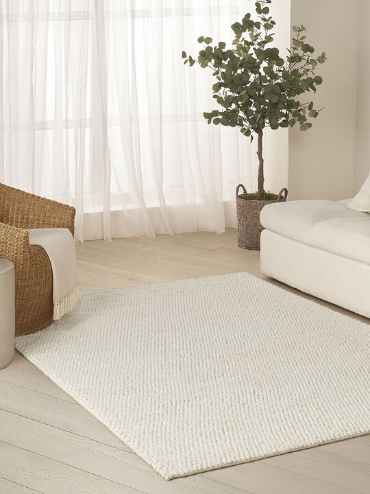 Pure Knots KNT01 Ivory 7'9" x 9'9" Rug