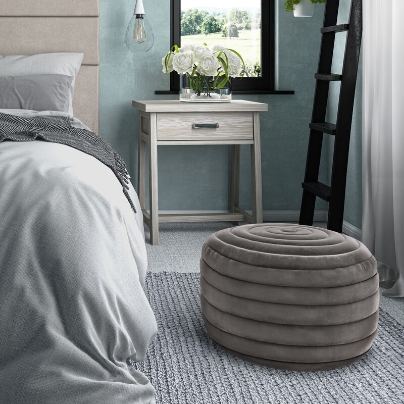 Vivienne Round Pouf