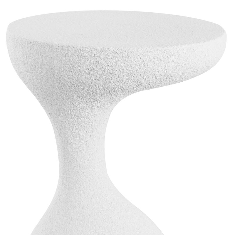 Boracay 19.75" Modern Minimalist Indoor/Outdoor Resin Drink Table