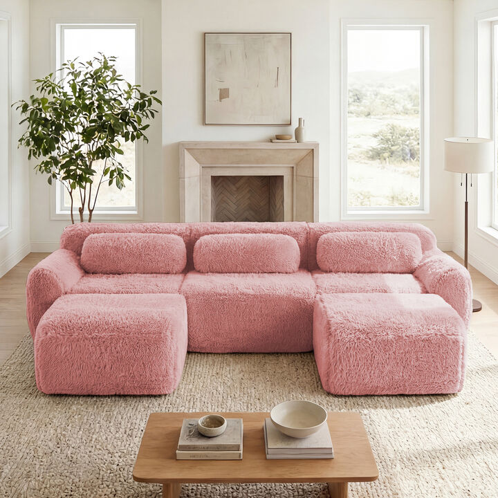 Ciltur U-shaped Boneless Sectional Sofa