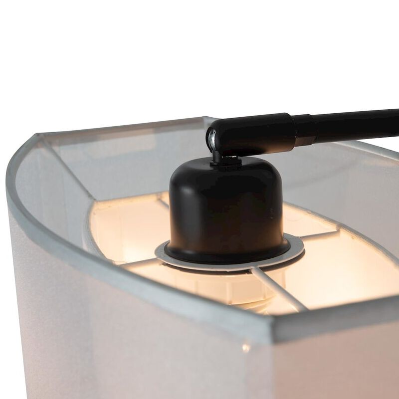 NOVA OF CALIFORNIA Amarillo 3 Light Arc Floor Lamp - Matte Black