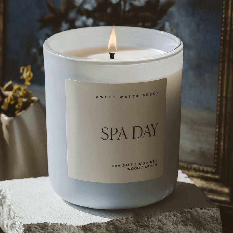 Sweet Water Decor Spa Day 15 oz Soy Candle image number 1