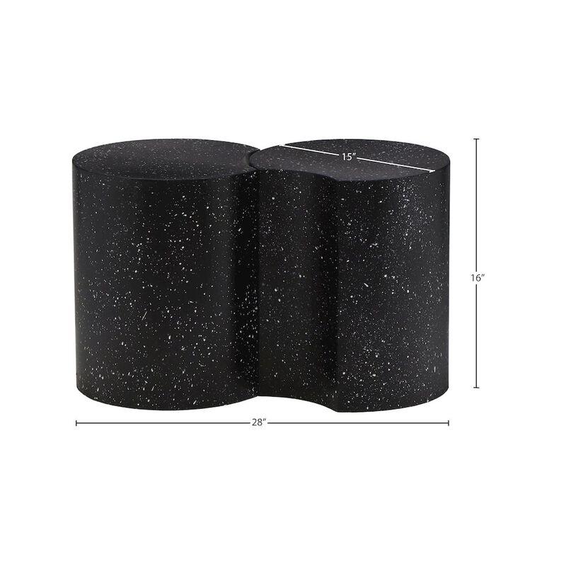 Meridian Furniture Dimple Black End Table