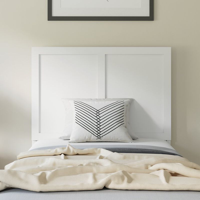 Flash Furniture Contemporary Twin Size Raised Panel Headboard image number 9