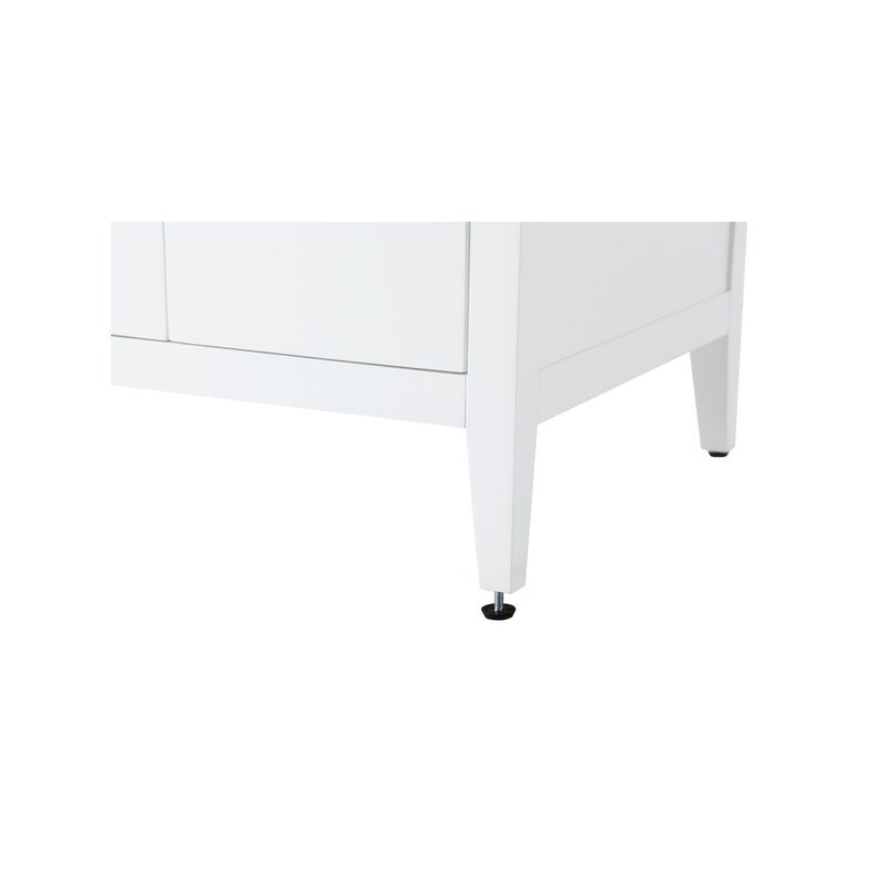 Elegant Kitchen and Bath 30 Inch Single Bathroom Vanity In White