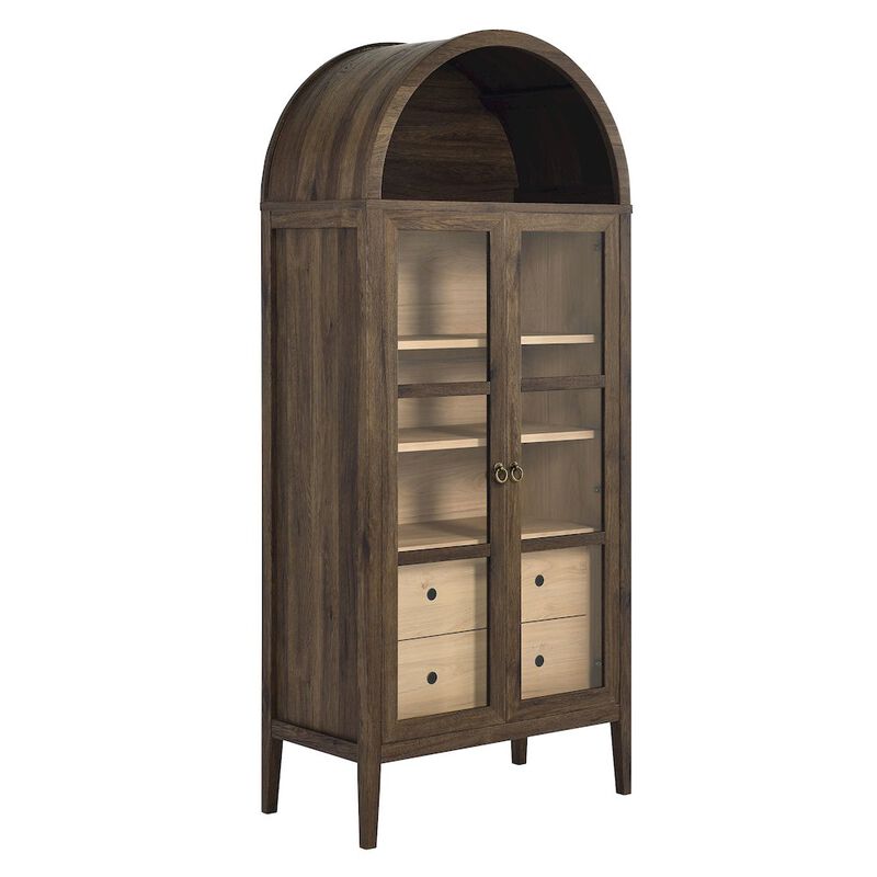 Modway Nolan Tall Arched Storage Display Cabinet
