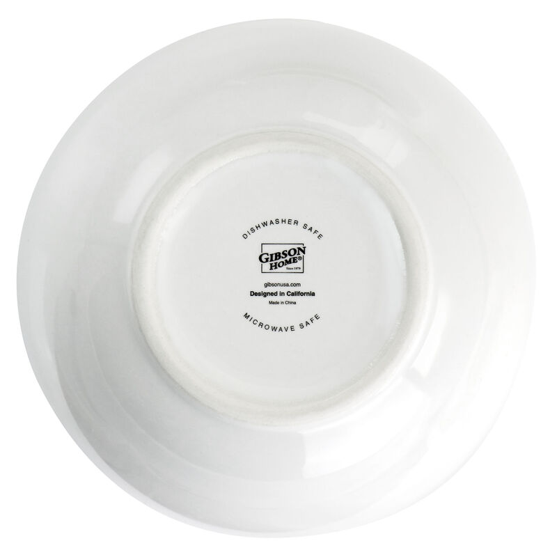 Gibson Home Classic Pearl 16 Piece Fine Ceramic Dinnerware Set in White