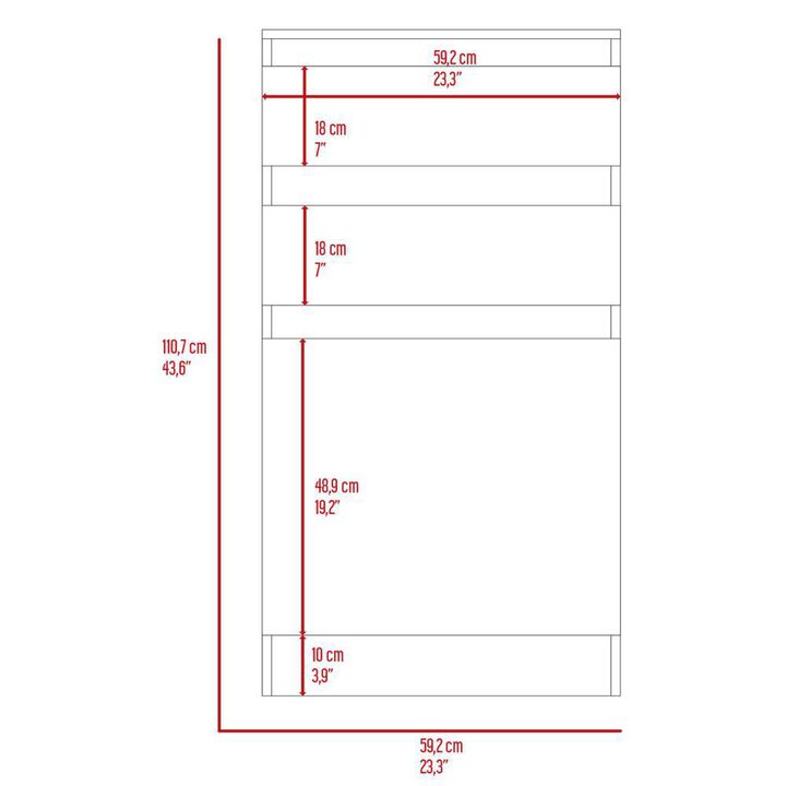 FM FURNITURE LLC Celestial Dresser With Jewlery Box