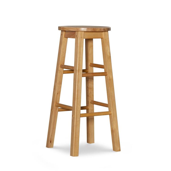 Linon 29 Inches Barstool With Round Seat