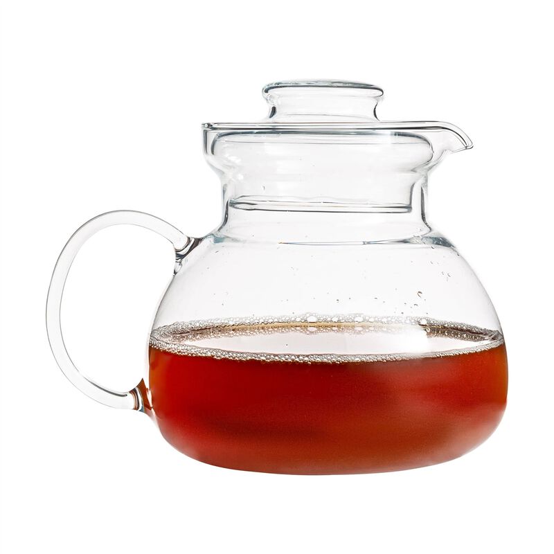 Heatproof Glass Teapot Kettle &ndash; 1.5 Quart Stovetop Safe with Smooth Pouring Spout
