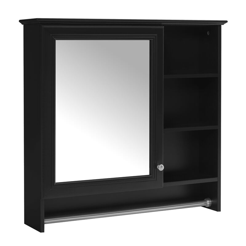 ELEMENT ACE Wall-Mount 2-in-1 Mirror Cabinet with Adjustable Shelf and Soft-Closing Hinges for Modern Storage Solutions image number 0
