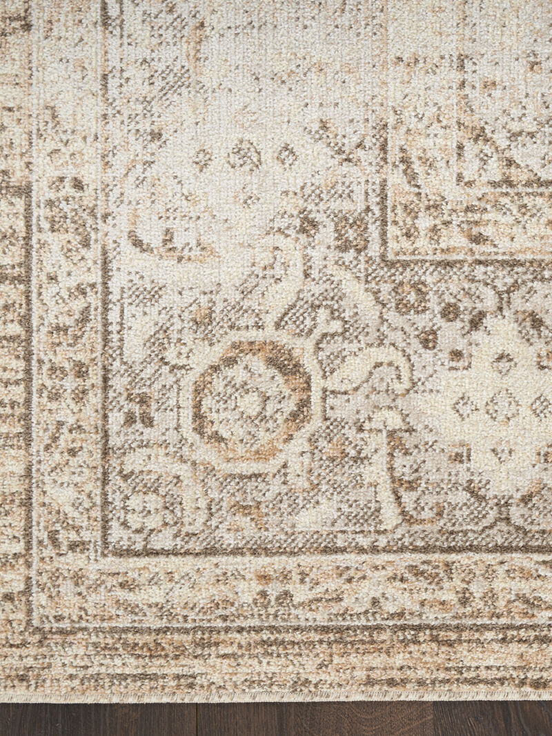 Astra Machine Washable ASW13 Beige 3'3" x 5' Rug