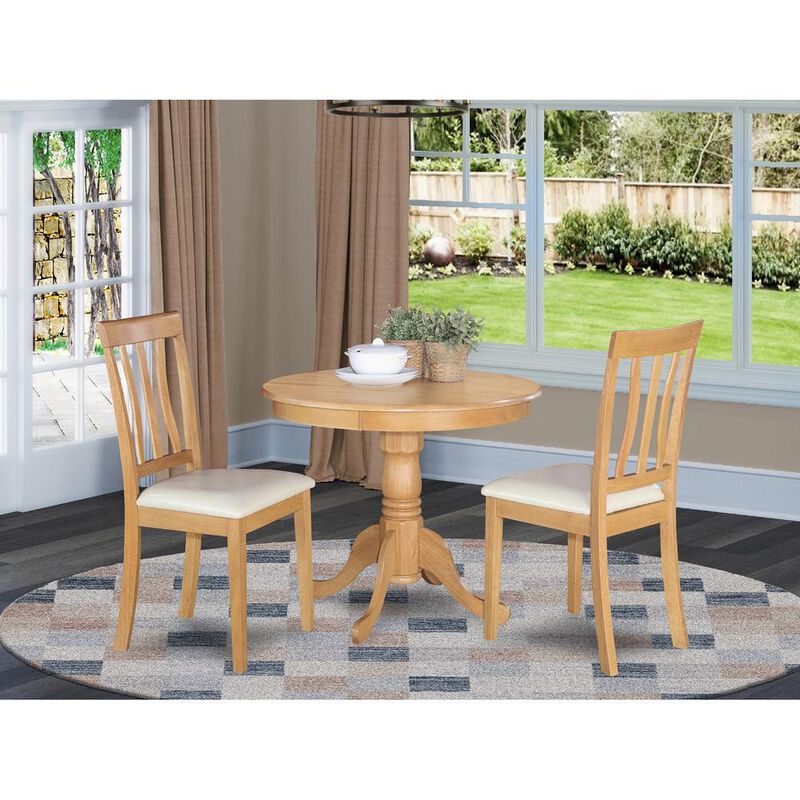 3 Pc Kitchen Table set- Table and 2 Dining Chairs