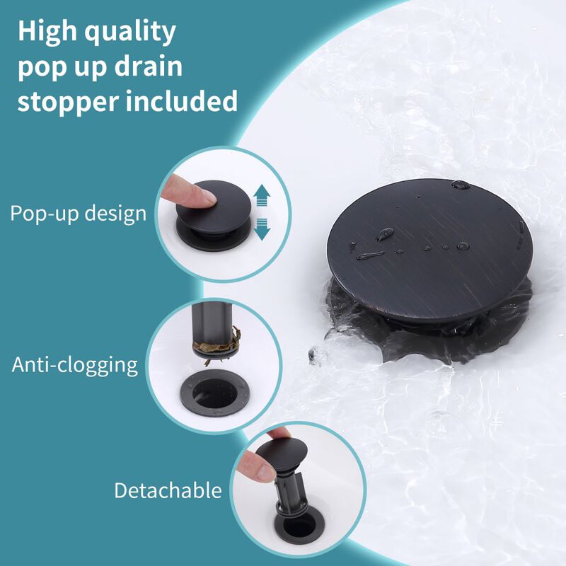 Elegant 2-Handle Centerset Bathroom Faucet with Swan Spout and Water Hoses