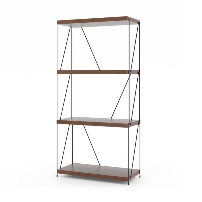 Hivvago 2/3/4/5-Tier Multipurpose Display Rack with Metal Frame