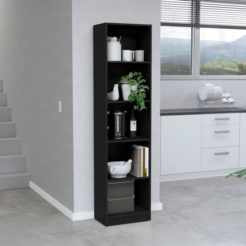 DEPOT E-SHOP Vinton XS Bookcase Compact Bookshelf with Multiple Shelves, White