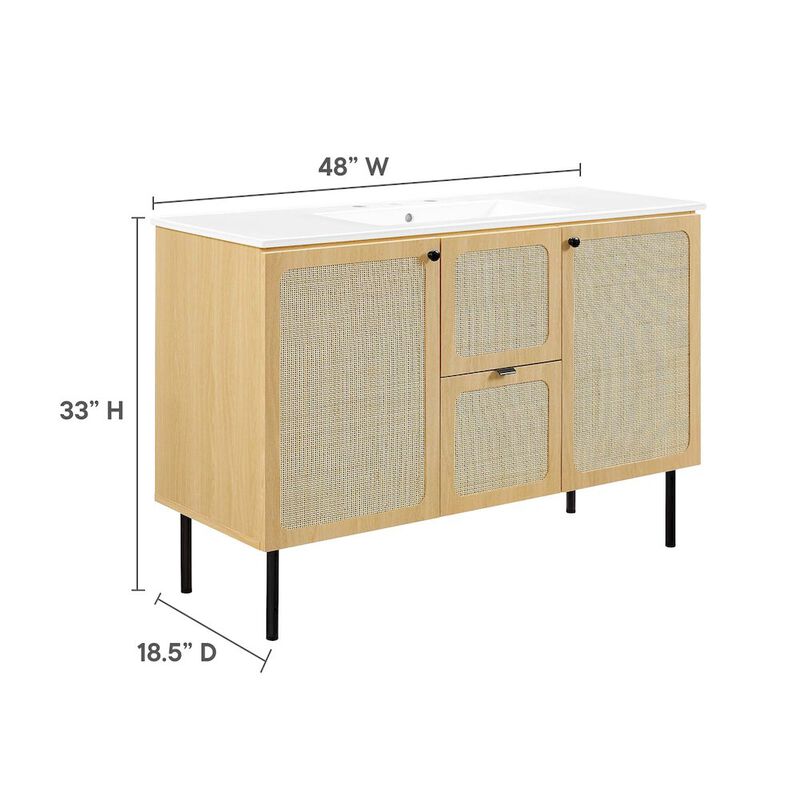 Chaucer 48" Single Sink Bathroom Vanity image number 1