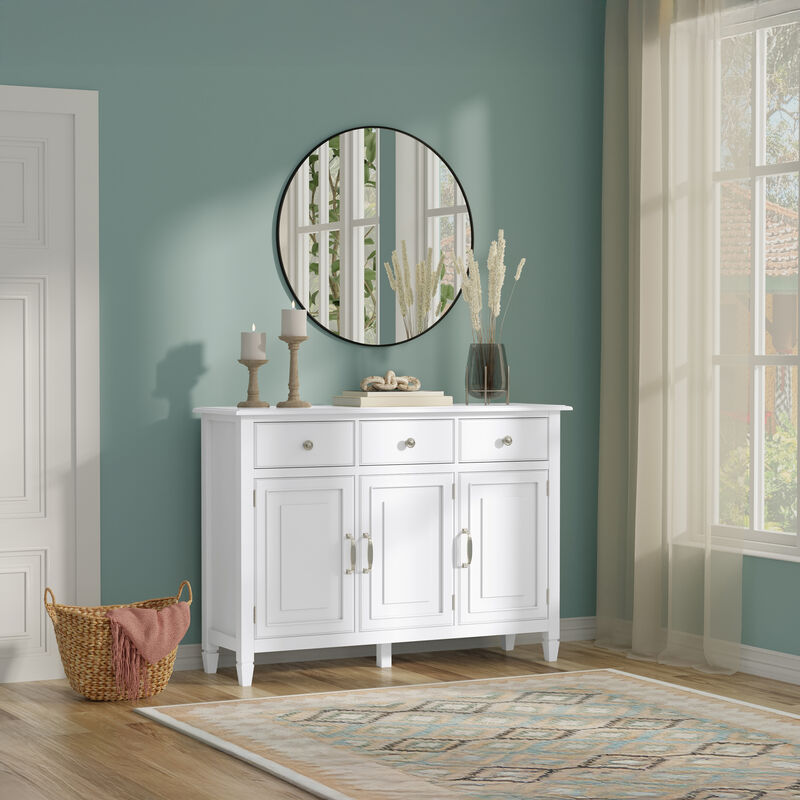 Connaught 51 inch Wide Solid Wood Traditional Entryway Storage Cabinet image number 2