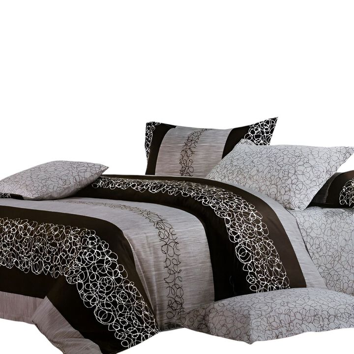 3 Piece Twin Cotton Duvet Cover Combo Charming Garret Design