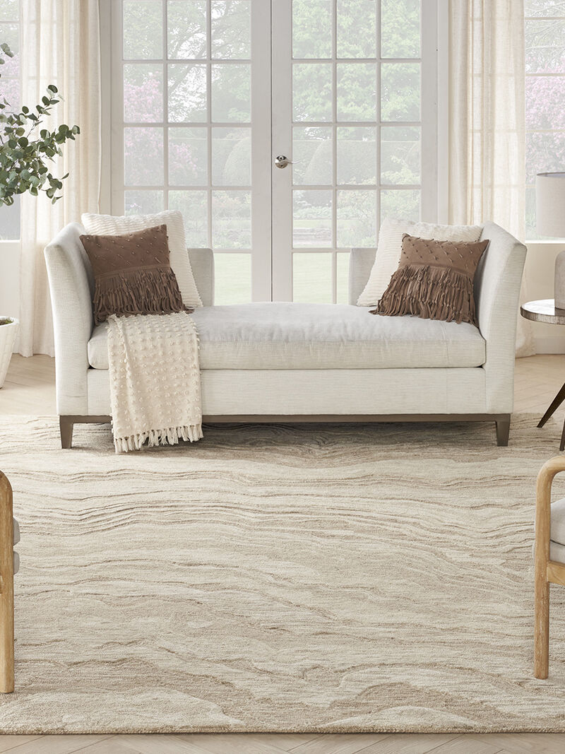 Graceful GRU01 Taupe 8'6" x 11'6" Rug image number 7