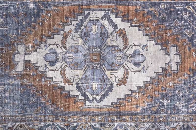 Percy 39AIF Blue/Ivory/Brown 7'10" x 9'10" Rug