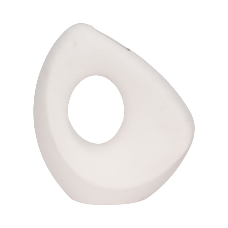 11" Lopsided Open Cut Out Vase image number 0