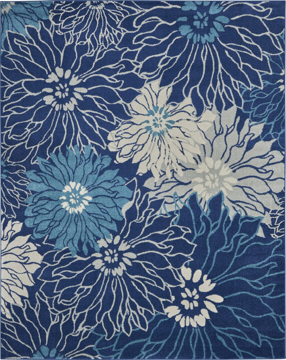 HomeRoots Floral Power Loom Area Rug