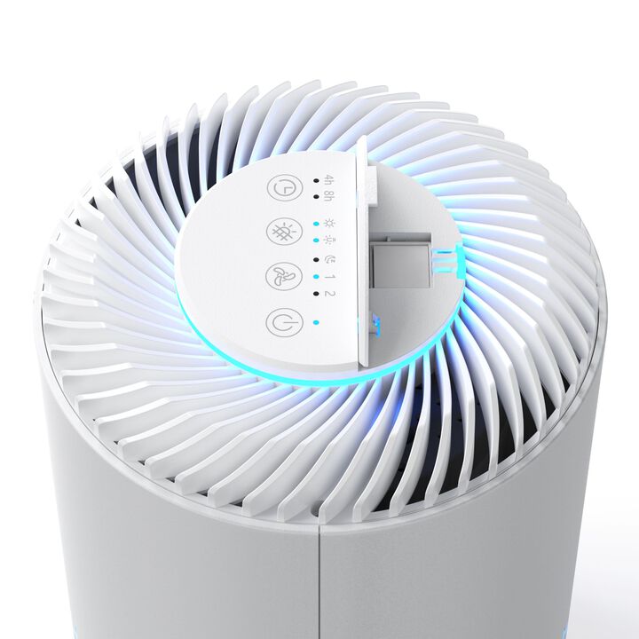 Crane True HEPA Air Purifier, Up To 150 Sq. Ft., With Aroma Tray, Night Light, Adjustable Fan Speed and Timer Function
