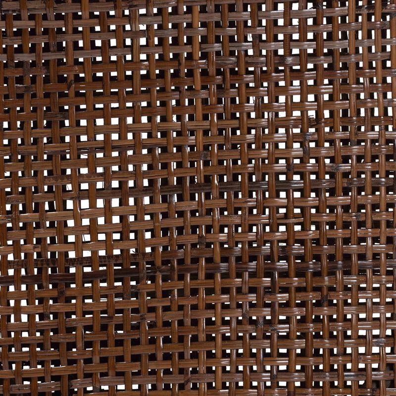 bali & pari Bella Swivel Rattan Counter Stool with Cushion - Handwoven Wicker Kitchen Island Seating with Backrest and Footrest, Coffee Bean image number 6