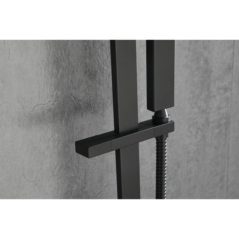 Eco-Performance Handheld Shower With 28-Inch Slide Bar And 59-Inch Hose