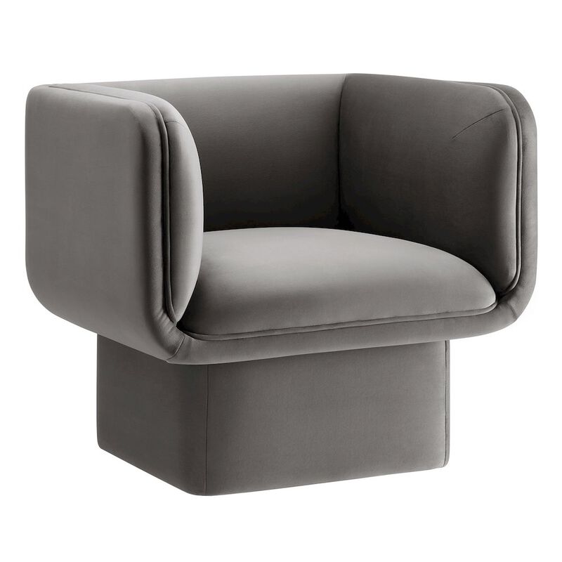 Tate Performance Velvet Accent Chair image number 0