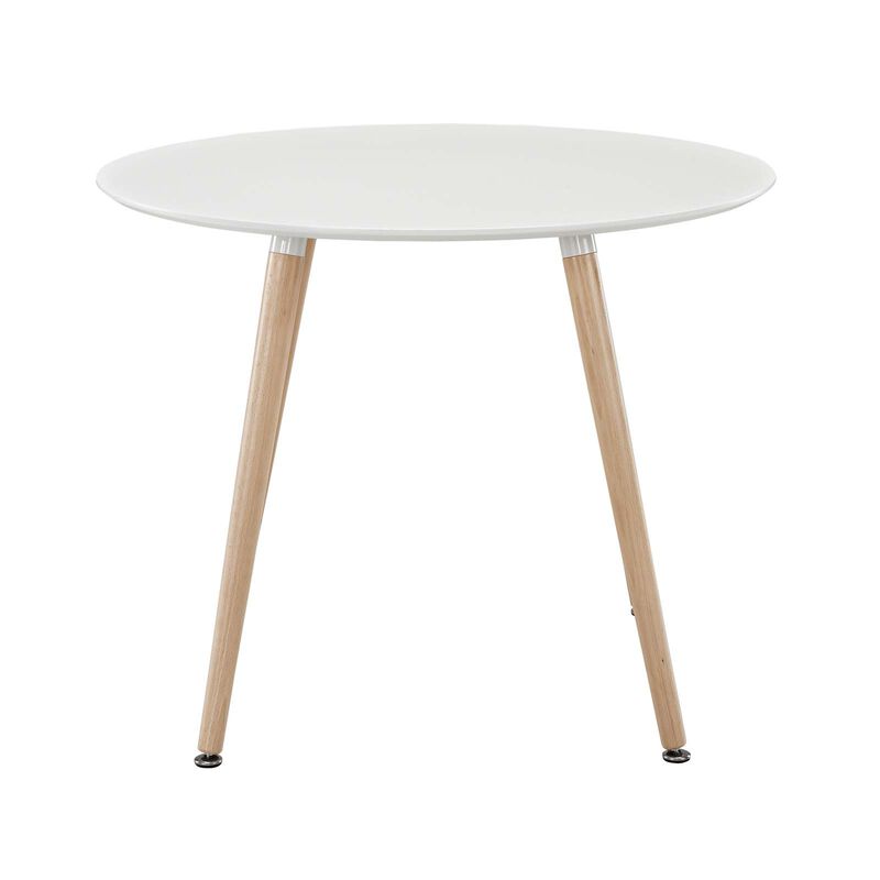 Modway - Track Round Dining Table White
